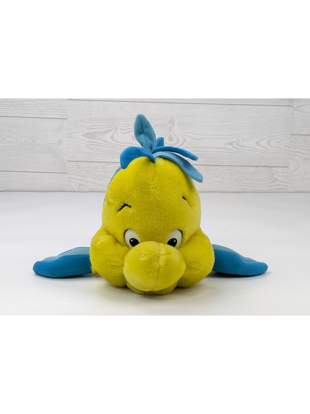 Vintage Flounder Fish Plush Disneyland Walt Disney World Little Mermaid 1989